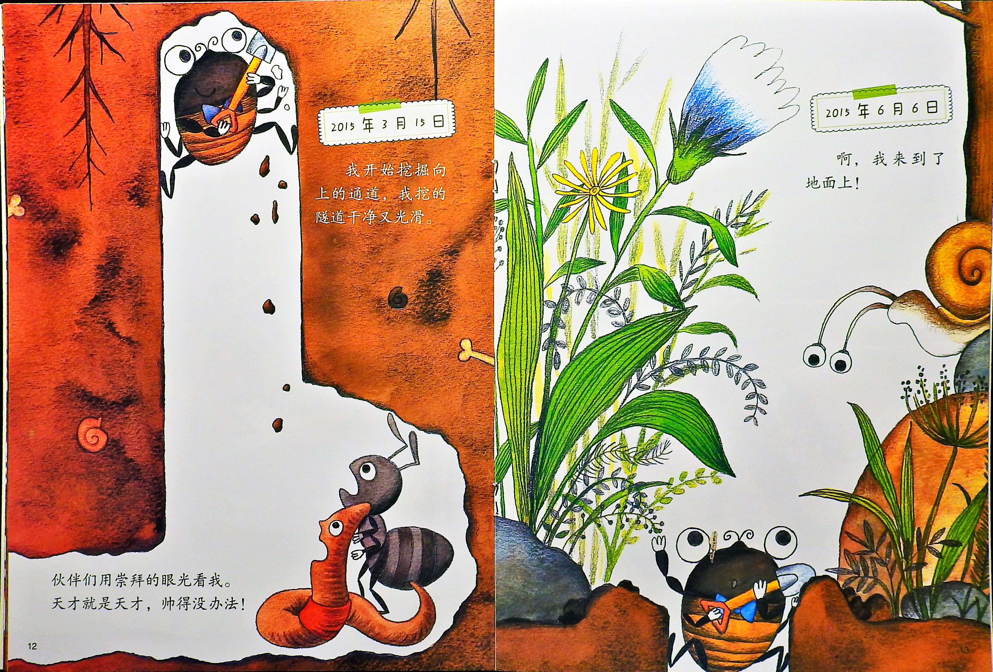 蝉的日记 (08),绘本,绘本故事,绘本阅读,故事书,童书,图画书,课外阅读